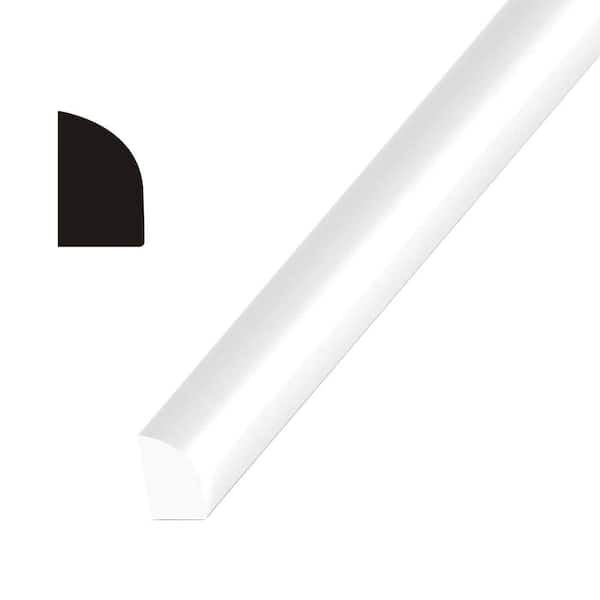 7/16 in. x 3/4 in. Composite Plastic Baseshoe Moulding