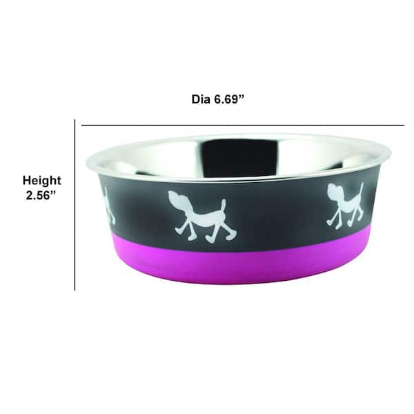 Pet Non-Slip Dog Bowl Stainless Steel Double Bowl with Stand Lift Table  Adjustable Height Removable Pet Supplies Dog Accessories