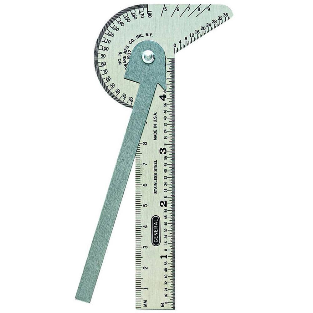 General Tools Pocket-Sized 6-in-1 Multi Use Rule and Gage 16ME - The ...