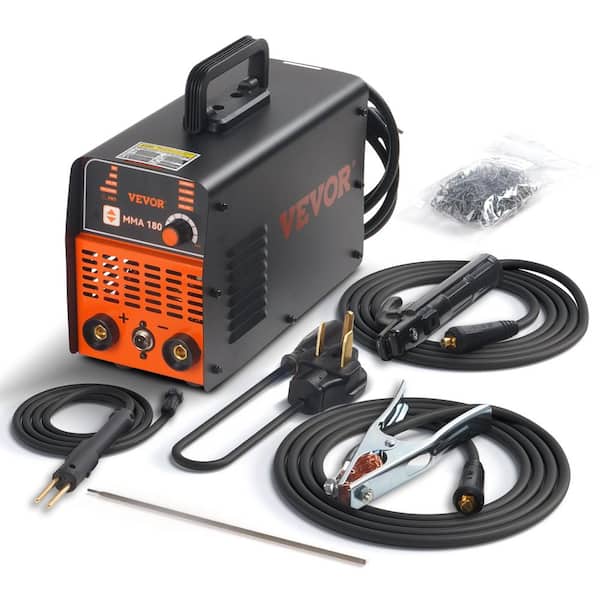 VEVOR 180 Amp 110V/220V Stick Welder Stick and Plastic ARC Welding Machine 17.96HP w/ Hot Start Anti-Stick for Car Repair Kit