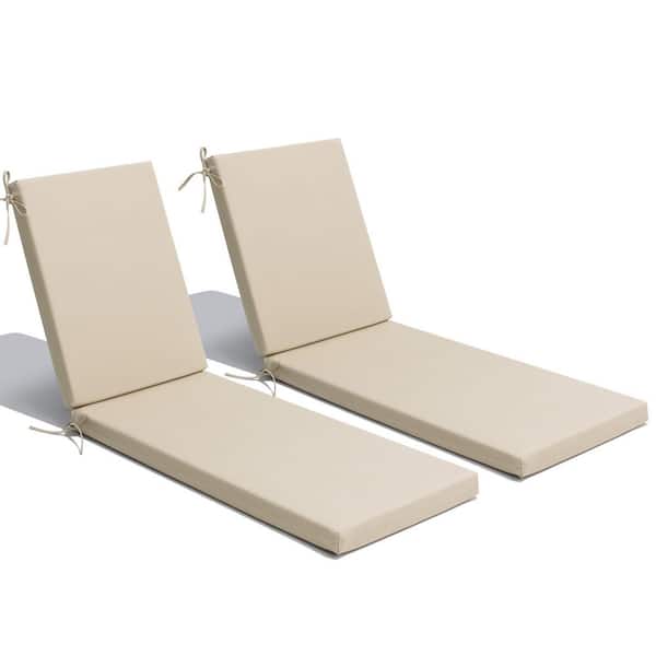 SORRA HOME 79 x 25 x 3 Indoor/Outdoor Chaise Lounge Cushion