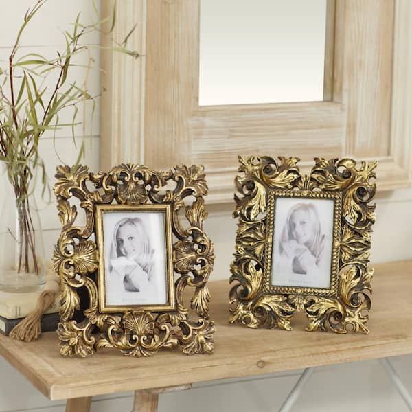 Distressed Picture Frame, Ornate Wall Baroque Frames for Canvas, Print,  Photography, Frames in Different Sizes, Cottage Chic Style, Shabby 