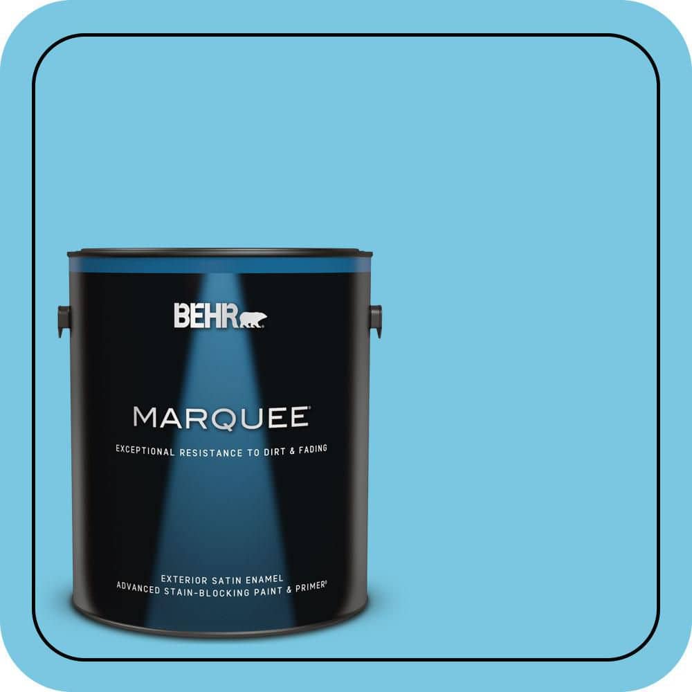 1 gal. #530B-4 Bliss Blue Satin Enamel Exterior Paint & Primer price history on PriceWatchPro