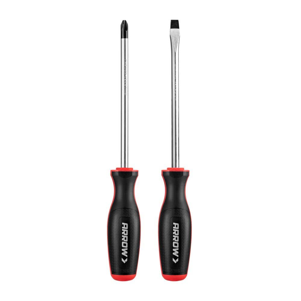 Arrow Fastener Chrome Vanadium Steel Screwdriver Set, 2-Pieces AHT04002 ...