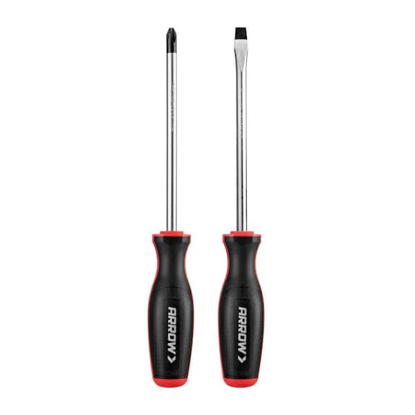 Chrome Vanadium Steel Screwdriver Set, 2-Pieces
