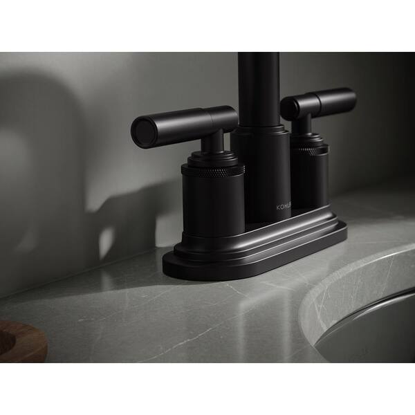 KOHLER Torrington 4 in. Centerset Double Handle Bathroom Faucet in