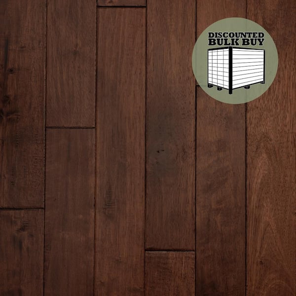 ASPEN FLOORING Chandler Caucho Wood 3/4 in. T x 4.5 in. W Light Distressed Solid Hardwood Flooring (1221.92 sqft/pallet)