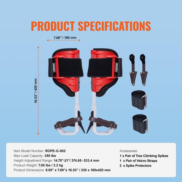 Outils D'escalade Tree Climbing Spikes Set ceinture De Protection Outils D'escalade Tree Climbing Spikes Set ceinture De Protection