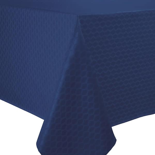 Lenox Olivia Tablecloth, Navy - 60"W x 140"L