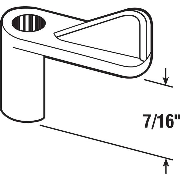 Prime-Line Gray Plastic Screen Clip For 7/16 inch 4 pk Prime-Line Gray Plastic Screen Clip For 7/16 inch 4 pk