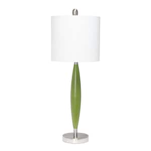 27 in. Green Needle Stick Table Lamp