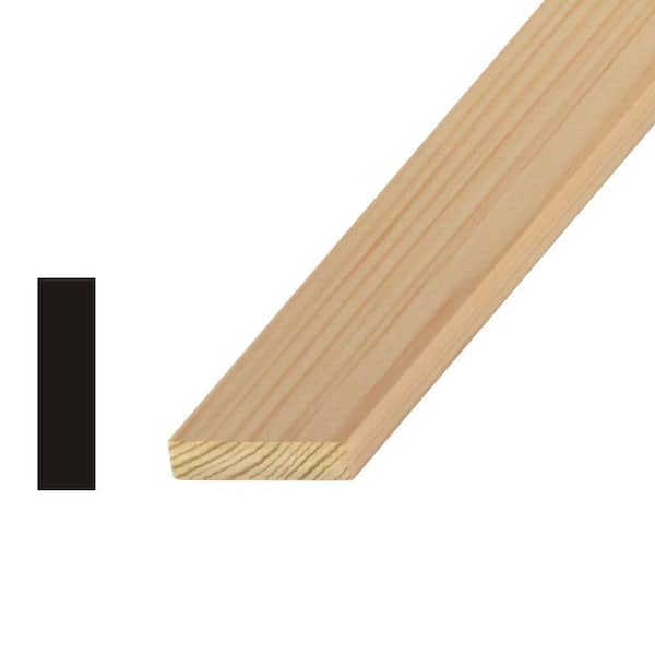 Kelleher 3/8 in. x 1-3/8 in. Pine Lattice Moulding