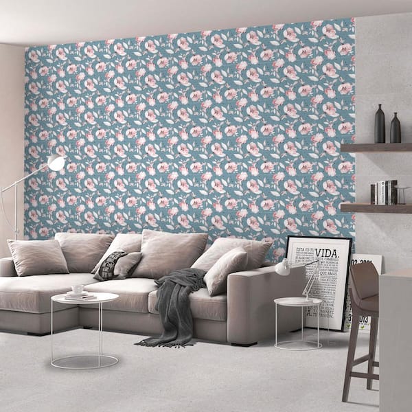 Imagine Floral Blossom 19-3/8 in. x 19-3/8 in. Porcelain Floor and Wall Tile (10.56 sq. ft./Case)