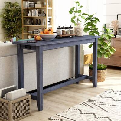 Rockland Blue Counter Height Dining Table