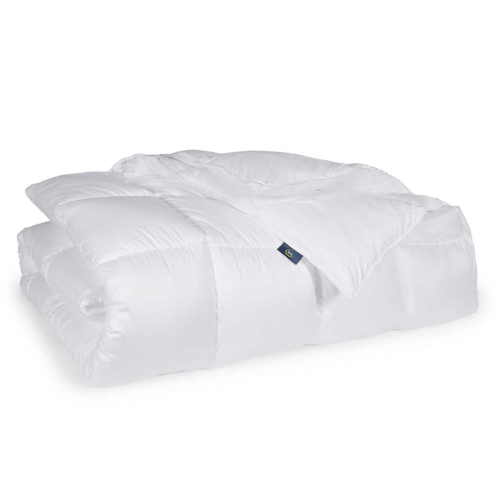 Full White Down Alternative Microfiber Bedspread