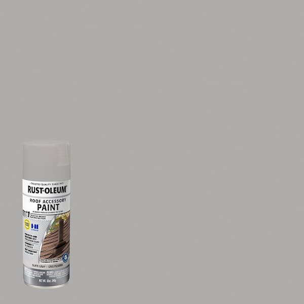 Rust-Oleum Stops Rust 12 oz. Slate Gray Roof Accessory Spray Paint (Case of 6)