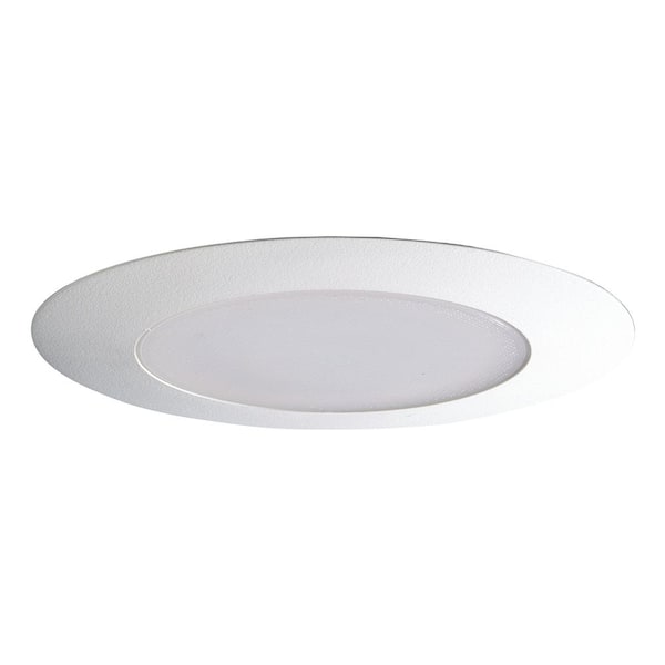HALO 170 Series 6 in. White Recessed Trim Lensed Showerlight with Reflector and Frosted Albalite Lens