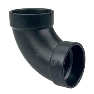 4 in. ABS DWV 90-Degree Hub x Hub Elbow