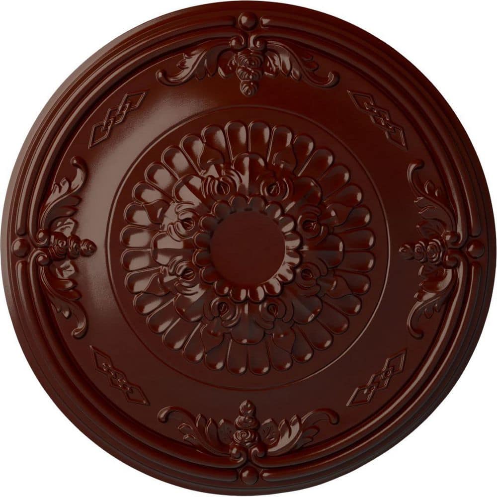 "26-1/4"" x 3-1/4"" Athens Urethane Ceiling Medallion (Fits Canopies up to 3-5/8""), Brushed Mahogany" price history on PriceWatchPro