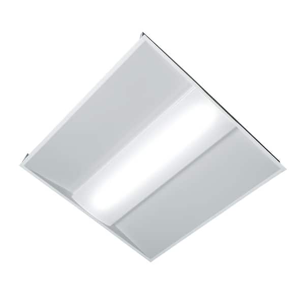 Metalux 2 ft. x 2 ft. White Integrated LED Commercial Grade Center Basket Troffer 80CRI, 29W at 3500K 3529 Lumens
