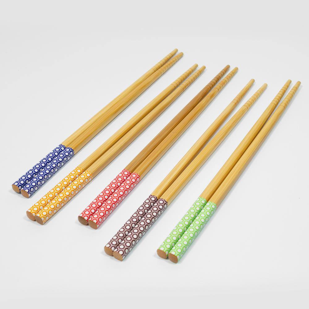 Photos - Kitchen Scissors 10-Piece Bamboo Chopstick Set 303