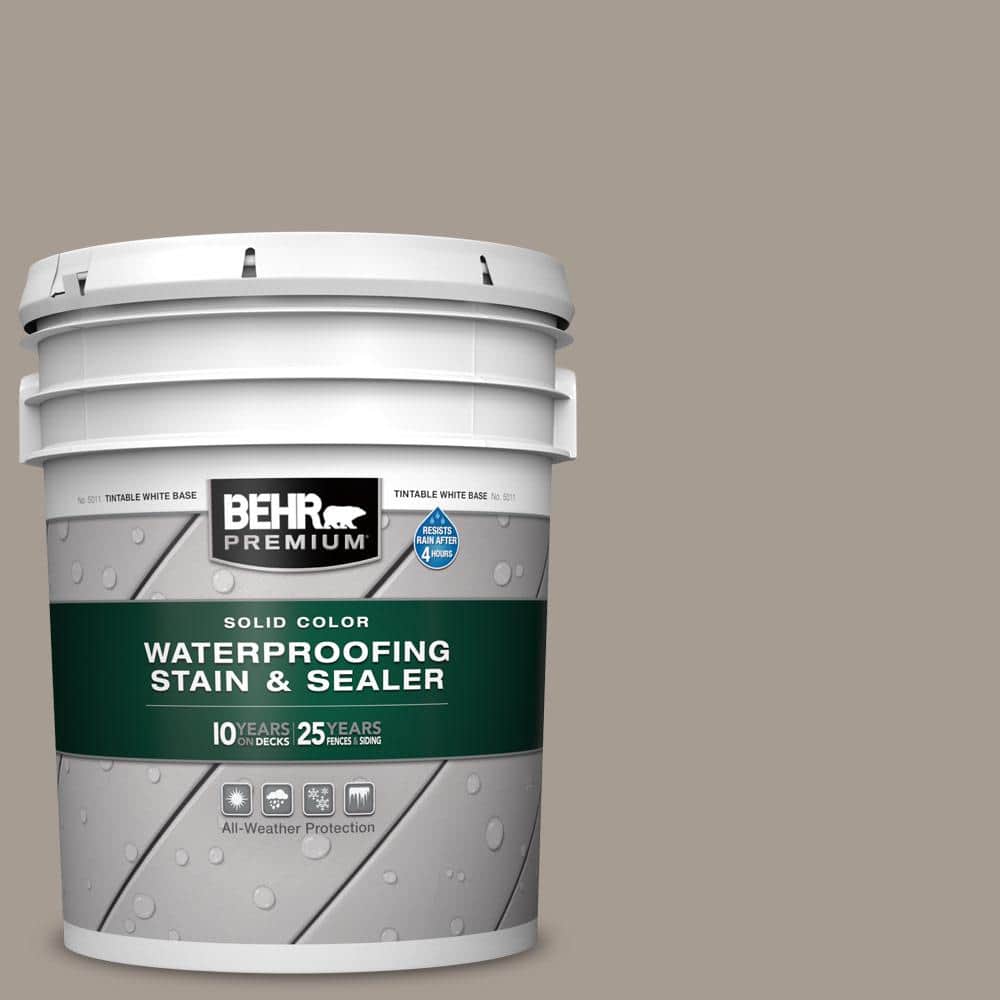 Reviews for BEHR PREMIUM 5 gal. N2004 Rustic Taupe Solid Color