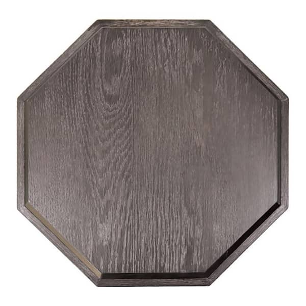 Furniture of America Flonnin 20 in. Weathered Black Hexagon