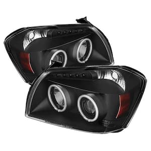 Dodge Magnum 05-07 Projector Headlights - CCFL Halo - LED ( Replaceable LEDs ) - Black