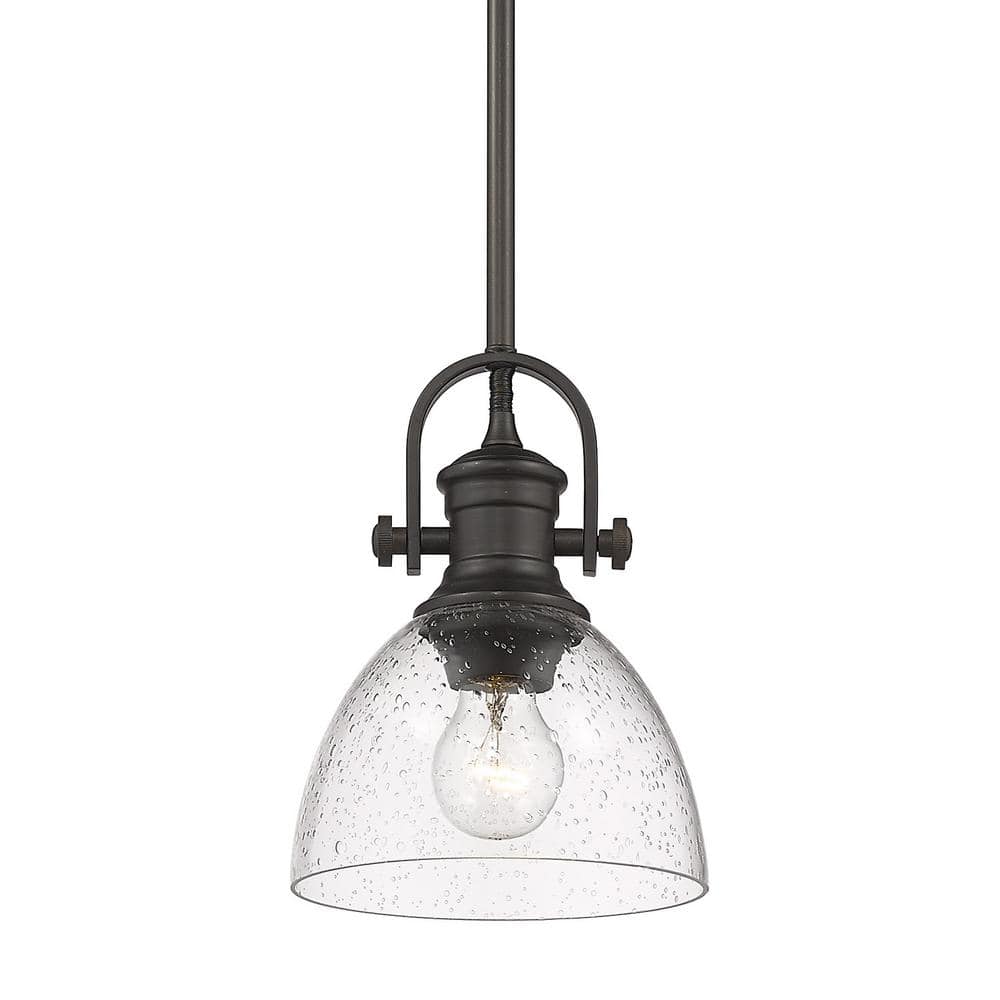 Hines Mini Pendant in Rubbed Bronze