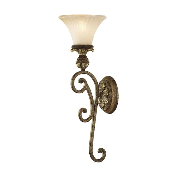 Livex Lighting Savannah 1 Light Venetian Patina Wall Sconce