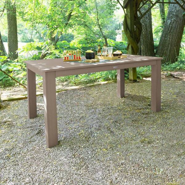Highwood USA Rectangular 42x72 Counter Height Dining Table Woodland Brown