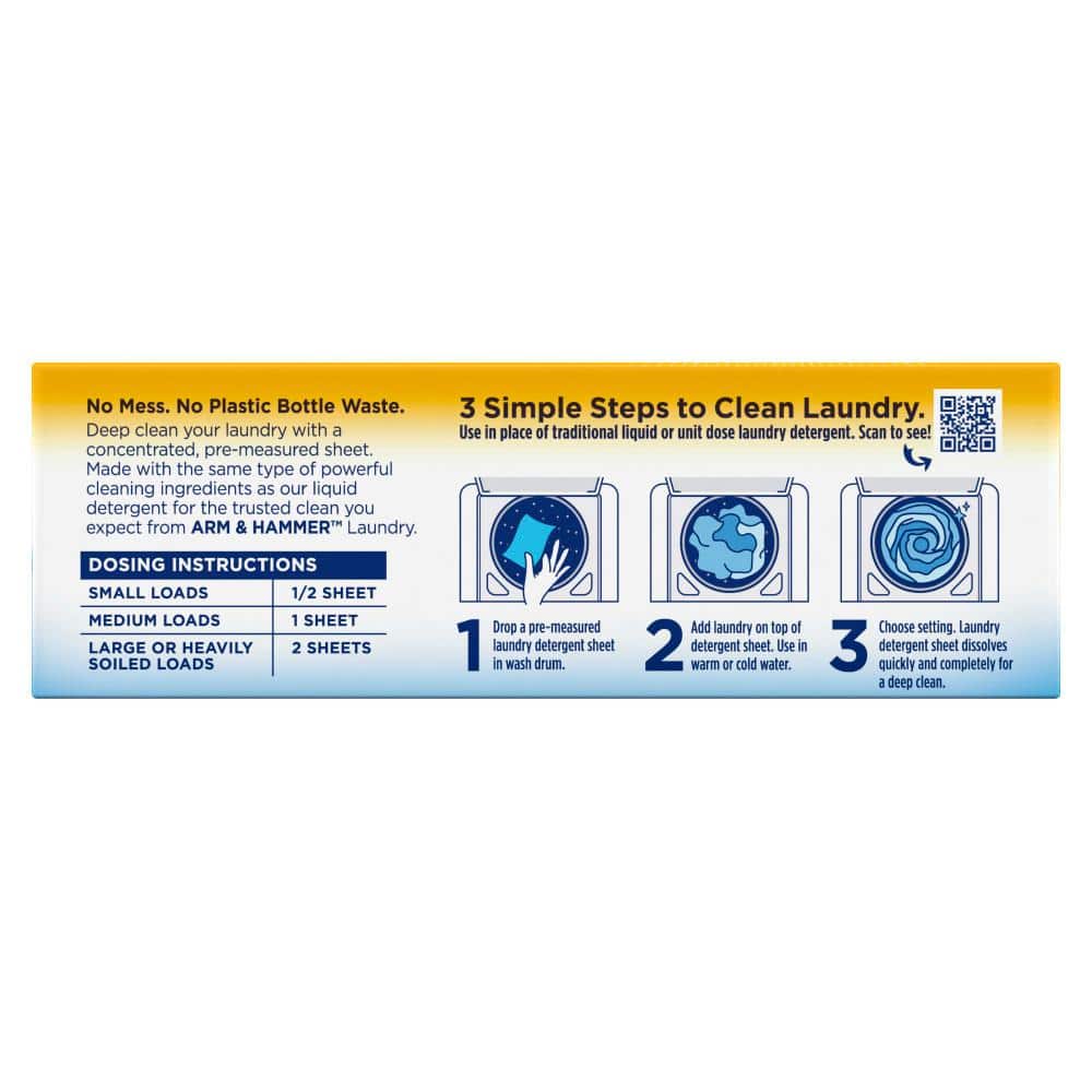 Fresh Linen High Efficiency Laundry Detergent Sheets