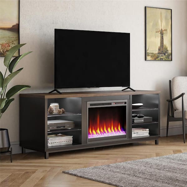 Ameriwood home lumina on sale fireplace tv stand