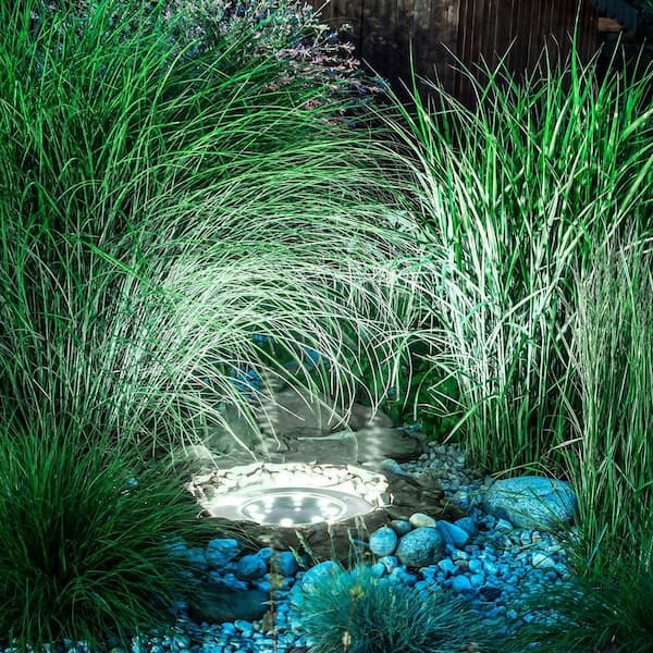 Solar White LED Ground Path Light with Waterproof (8-Pack)