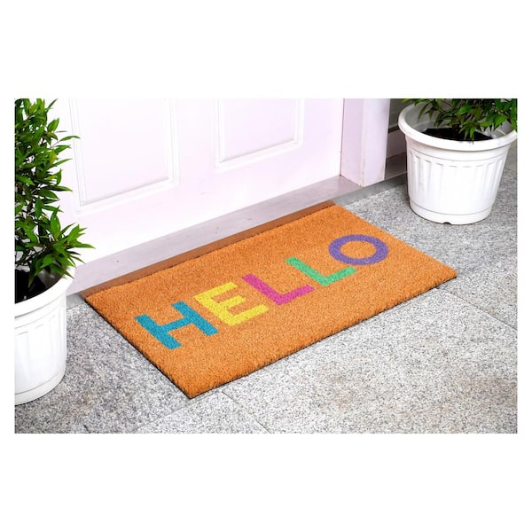 Calloway Mills Oh, Hello Doormat, 17 x 29, Multi