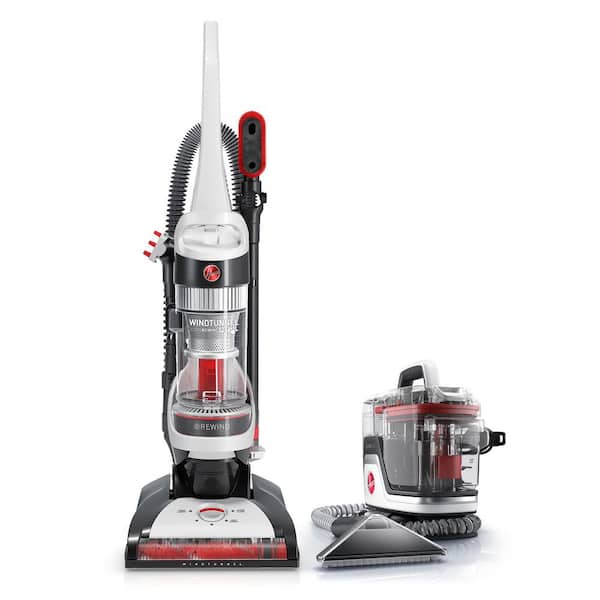 WindTunnel Cord Rewind Pet Bagless, Washable Filter Upright Vacuum with CleanSlate Pro Portable Corded Spot Cleaner