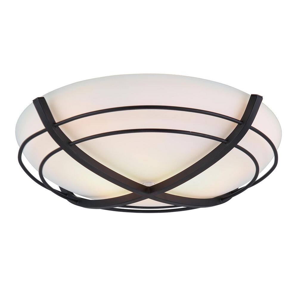 Kingsley Matte Black Decorative Bathroom Ventilation Exhaust Fan with Light