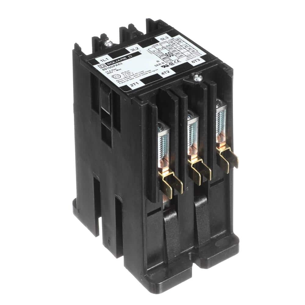 3-Pole Contactor, 60 Fla, 208-240V 50/60HZ Coil price history on PriceWatchPro