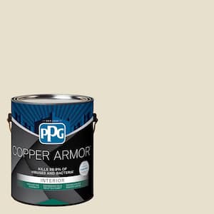 1 gal. PPG1099-2 Vanilla Love Eggshell Antiviral and Antibacterial Interior Paint with Primer