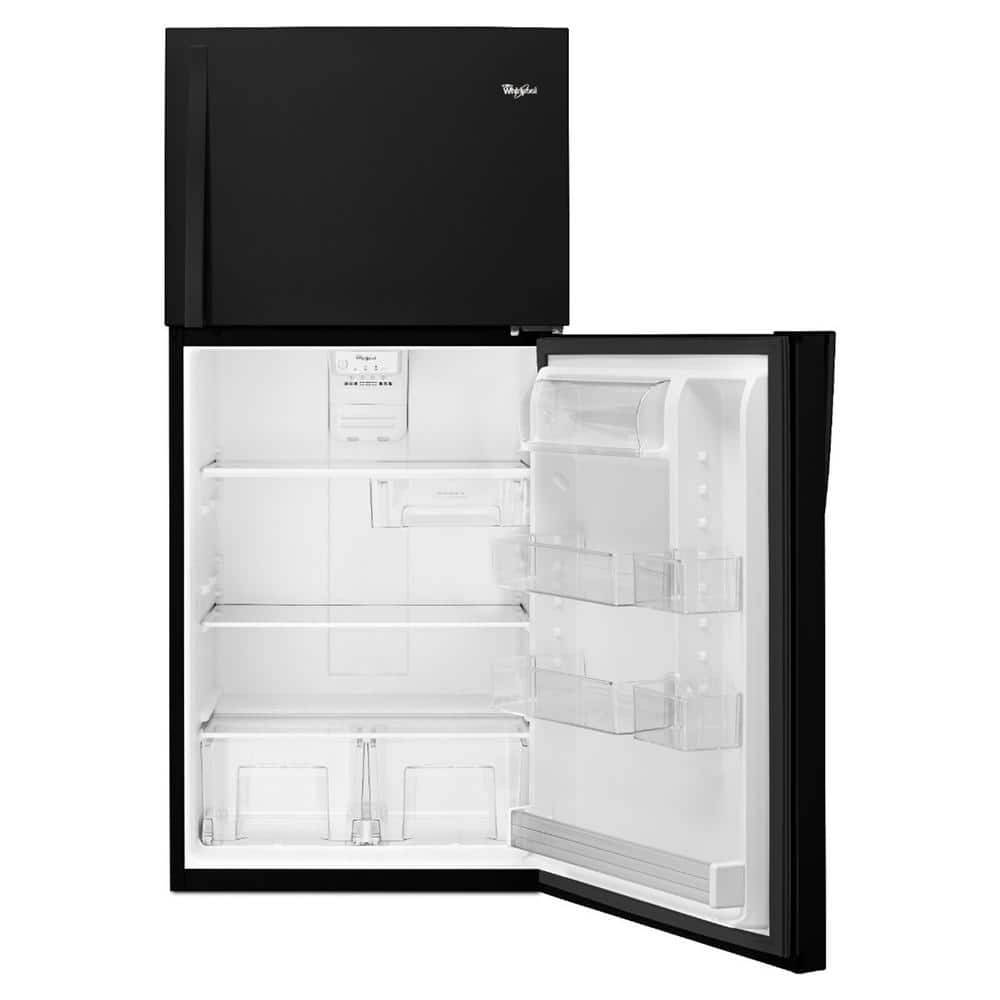 Whirlpool 30 in. Wide Top Freezer Refrigerator in Black 19 Cu. Ft. on Fridge.com