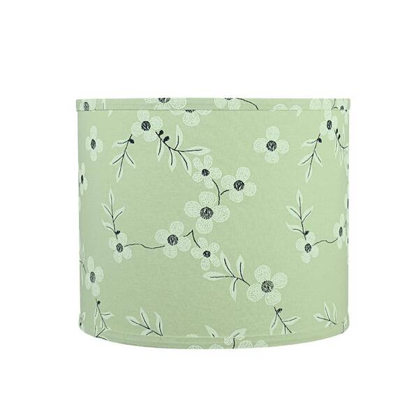 light green drum lamp shade