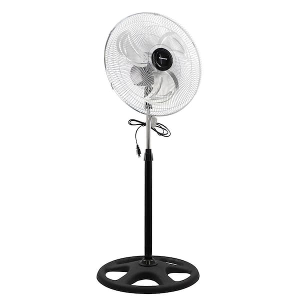18 in. 2-in-1 Chrome Hi-Speed Industrial Fan