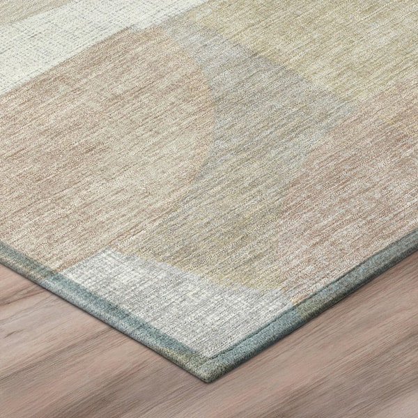 Chantille Machine Washable Indoor/Outdoor Abstract ACN3059 Ivory 10 ft. x 14 ft. Area Rug