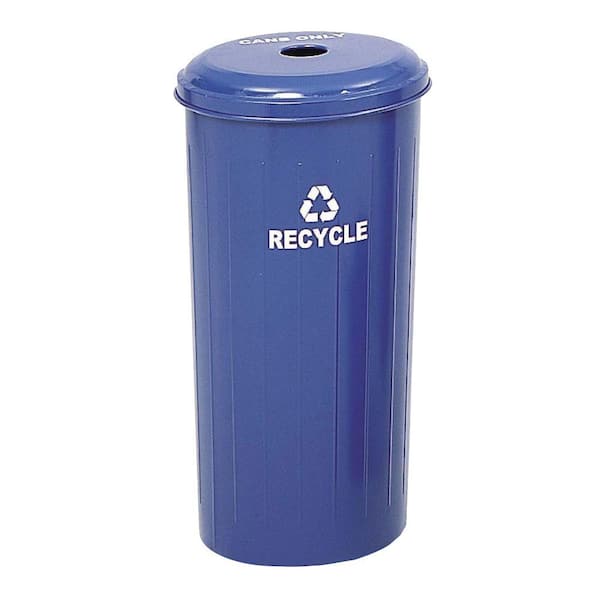 Safco 20 Gal. Commercial Recycling Receptacle with Lid