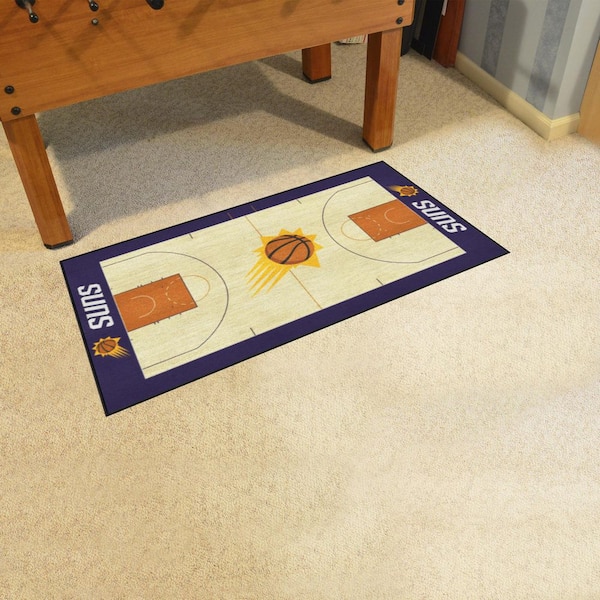 FANMATS NBA Retro Phoenix Suns Purple 2 ft. x 3 ft. Starter Mat Area Rug  35370 - The Home Depot