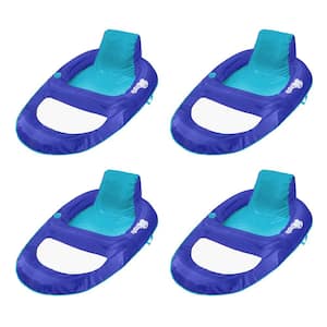 Spring Float Recliner XL Floating Swimming Pool Lounge Chair (4-Pack)