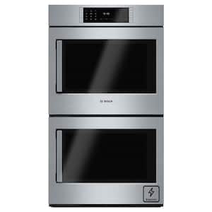 Benchmark Series 30 in. Built-In Double Electric Convection Wall Oven in Stainless Steel with Right SideOpening Door