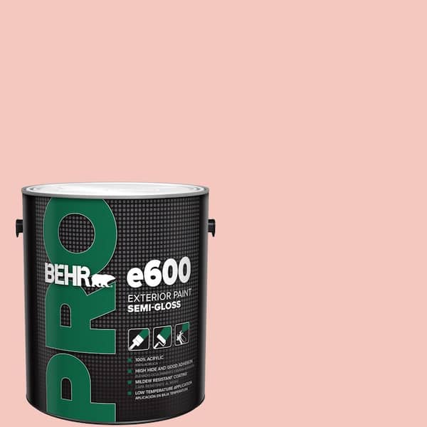 BEHR PRO 1 gal. #M170-2 Prairie Rose Semi-Gloss Exterior Paint