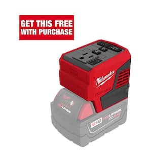 M18 18-Volt Lithium-Ion 175-Watt Powered Compact Inverter for M18 Batteries (Tool-Only)