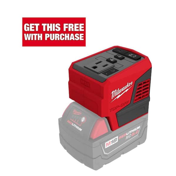 M18 18-Volt Lithium-Ion 175-Watt Powered Compact Inverter for M18 Batteries (Tool-Only)